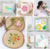 50 PCS Flower Painting Stencils Reusable Flower Stencils for Painting on Wood Rocks Canvas Fabric Glass Pottery 4x4 Inch...
