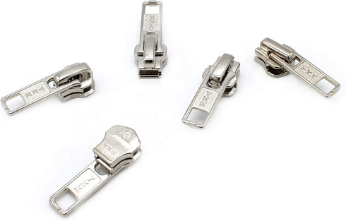 Zipper Repair Kit Solution Metal YKK Assorted Aluminum Slider Easy Container Storage Sets of #3, #4.5, #5, and #10 Include #3, #4.5, #5 and #10 To...