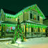 Kwaiffeo Halloween Lights Outdoor, Meteor Shower Lights for Halloween Decorations Christmas Party St. Patrick's Day, UL Plug, Green Christmas Ligh...