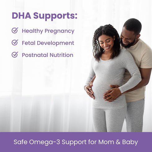 Prenatal DHA for Women 600mg + 400 IU Vitamin D3 | 120 Softgels | Supports Brain Health | Triglyceride Omega 3 Fish Oil DHA Prenatal Vitamins for ...