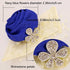 Arlai 1 pcs Wedding Bridesmaid Bride Wrist Corsage Decoration Hand Flower, Dark Blue...