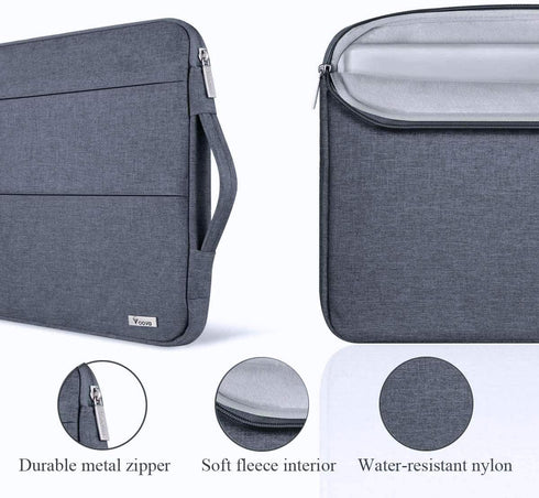 Voova 15.6 16 Inch Laptop Sleeve Carrying Case,Waterproof Computer Cover Bag Compatible with MacBook Pro 16 M3 M2 M1 Pro/Max 2023-2019,Dell XPS 15...