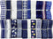 Libiline Assorted of Navy Blue 20 Yards Grosgrain Satin Ribbon Organza Ribbons Craft DIY Packing Hair Bow Accessory (Navy)...