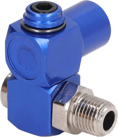 Pneumatic Tool Adapter, 4Pcs 360 Degree Air Hose Connector 1/4in NPT Swiveling Air Fitting Hose Connector Pneumatic Tool Adapter 150PSI Air, Fitti...