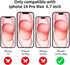 for iPhone 14 Pro Max Screen Protector, Anti Glare Eye Protection, High Transmittance, Easy Install, 14 Pro Max 6.7" with 9H Hardness, Full Covera...