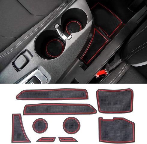 CheroCar for Camaro Gate Slot Non-Slip Center Console Cup Holder Pad Inserts Door Groove Mats for Chevrolet Camaro Accessories 2017-2025+,Interior...