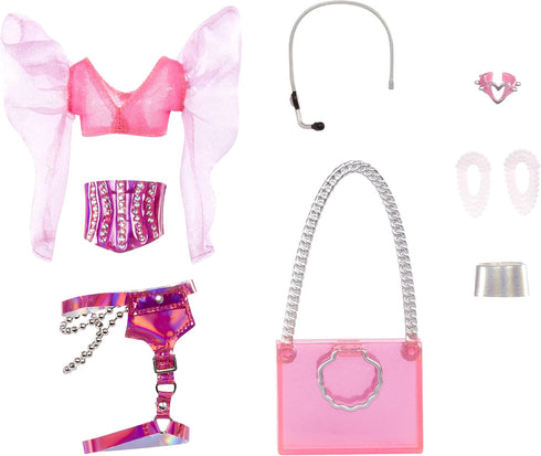 MERMAZE Color Change Harmonique Mermaid Doll with Stylish Accessories, Poseable, Ages 4-12+...