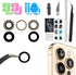 Camera Lens Replacement for iPhone 12pro max, GVKVGIH Back Camera Len Glass Replacement with Double-Sided Adhesive & Repair Tool Kit (for iPhone 1...