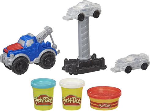 Play-Doh Wheels Tow Truck Toy for Kids 3 Years and Up with 3 Non-Toxic Colors...