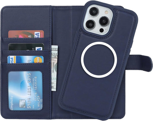 Cavor for iPhone 14 Pro Max Case Wallet Women Men.iPhone 14 Pro Max Case Magsafe,iPhone 14 Pro Max Phone Case Wallet with Card Holder and Stand,De...