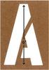 PRO ART Oiled Stencil Board Lettering, 6-inch Set, Natural...