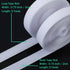 3/4 Inch Sew on Hook and Loop Strips | Easy to Sew | Excellent Grip | Non-Adhesive Back Nylon Fabric Fastener Strips for Clothing Sewing Crafts an...