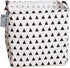 Square Canvas Toy Storage Bins Basket with Handle Collapsible Toy Organizer for Nursery Storage, Kid's Toy & Laundry, Gift Basket (Triangle)...