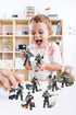 YEIBOBO ! Special Forces Mini Action Figure with Military Weapons and Accessories (Flying Tigers Team XJ-822)...