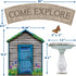 Eureka Curiosity Garden Gallery Wall Motivational Classroom Bulletin Board Set for Teachers, 26 Pieces...