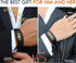 MyStrong Genuine Leather Mens Bracelet - Premium Braided Leather Bracelet for Men and Women with Stainless Steel Magnetic Clasp - Multi-layer Brai...