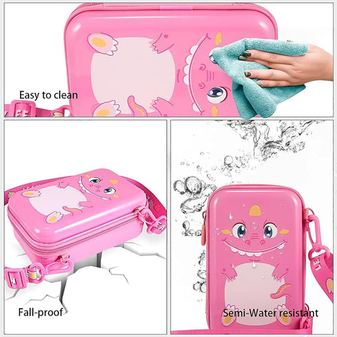 Leayjeen Kids Camera Case Compatible with Dragon Touch/MINIBEAR/VTech KidiZoom PrintCam and More Instant Print Camera for Kids?Kids Digital Camera...