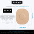 Flexd - Freestyle Adhesive Patches (30 Pcs) - Libre Adhesive Patch Covers for CGM - Tan...