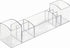 iDesign 43030 Med+ 12" Plastic Divided Vanity Medication and Bathroom Accessory, 12" x 3" x 3.5", Multi-Level Organizer...
