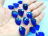 1 Strand Blue Sapphire Quartz 10 Pcs Beads Size 19x14mm Fancy Shape Cut Faceted Beads for Jewellery Making, Beading & Craft Supplies KCRAFTS-RK_k4...