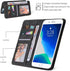 iPhone 7/8 Case, iPhone SE 2nd/SE 3rd Case 2022/2020 4.7 inch Wallet Flip Case Credit Card Holder, PU Flip Folio Book Full Body Protection iPhone ...