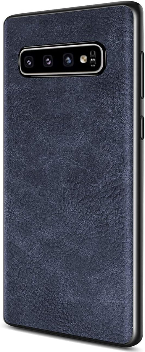 SALAWAT Samsung Galaxy S10 Case, Slim PU Leather Vintage Shockproof Phone Case Cover Lightweight Premium Soft TPU Bumper Hard PC Hybrid Protective...