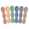 Silicone Chew Spoon Set for Babies and Toddlers - Safety Tested - BPA Free - Microwave, Dishwasher and Freezer Safe - Earth Shades...