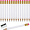 25pcs Golf Pencils with eraser Hexagon Wooden Pencils Graphite 2B for Golf Event Scoring,Classroom,Wedding,Company Meetings,Pew, Pocket (white)...