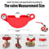 Gate Valve Lockout, 4 Pack Valve Lockout Device 1" to 2-1/2" Diameter Valve Handle Secure for Water Spigot Faucet Knob Oil Natural Gas Propane Tan...
