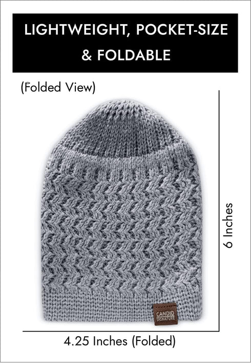 Breathable Skull Caps for Men & Women Zigzag Knit...