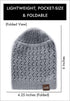 Breathable Skull Caps for Men & Women Zigzag Knit...