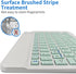 Portable Mini Wireless Bluetooth Keyboar for Apple iPad iPhone Samsung Tablet Kindle Fire HD 10/8/Fire Max 11 Keyboard 10-Inch Green...