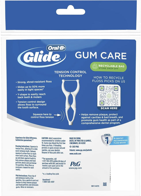 Glide Pro-Health Advanced Floss Picks 30 Ea (Pack of 5)...