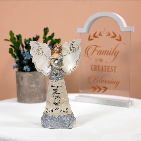 Pavilion - Love You to The Moon & Back - 6 Inch Collectible Angel Figurine...