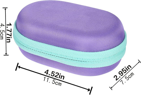 co2CREA Hard Case Replacement for Logitech POP Wireless Mouse, Purple Case + Daydream Mint Zipper...