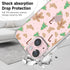 Christmas Clear Phone Case for iPhone 15, Gingerbread Man Pattern Case Cover Soft TPU Protective Slim Shockproof Cover Boys Girls Phone Case for i...