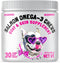 Omega 3 Alaskan Salmon Oil Treats for Dogs 30 Fish Oil Chew Supplement Skin and Coat Allergy and Itch Relief Hip & Joint Health Brain Shedding Hot...