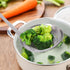 Kitchen Skimmer Slotted Spoon for Cooking, Metal Strainer 304 Stainless Steel Skimmer Spoon with Ergonomic Handle, Heavy Duty Large Scoop Strainer...