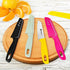 8 pieces Paring Knives (4PCS Peeling Knives and 4PCS Knife Sheath), Ultra Sharp Vegetable and Fruit Knife,German Steel Small Kitchen Knife with PP...