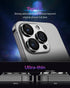 for iPhone 14 Pro and iPhone 14 Pro Max Camera Lens Protector Aluminum Alloy Plus Acrylic + 9H Tempered Glass Camera Screen Protector Full Coverag...