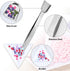 PH PandaHall Bead Sorting Trays, 20pcs Triangle Jewelry Plate Painting Pigment Tray Plastic Art Crafts Storage Plate with 2pcs Handy Tweezers with...