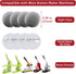 800 PCS Button Maker Supplies, 0.98 inch / 25mm Button Parts Button Supplies, Approx. 1 in Blank Button Badge Parts with Blank Paper for Button Ma...