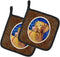 Caroline's Treasures 7289PTHD Vizsla Pair of Pot Holders Kitchen Heat Resistant Pot Holders Sets Oven Hot Pads for Cooking Baking BBQ, 7 1/2 x 7 1...