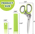 3 Packs Herb Scissors Set - 5 Blades Herb Scissors with Herb Stripper, 2 Packs Herb Stripper Tools with Safe Cover, Cool Kitchen Gadgets for Cutti...