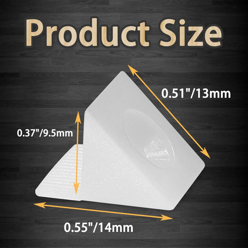 50 Pcs Repair Mending Wedges Fixing Sagging Drawer, Plastic Angle Code Drawer Fastener with Screws...
