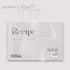 Rustic Vintage Floral Recipe Cards from Dashleigh, 48 Cards, 4x6 inches, Beige-Grey, Water-Resistant and Double-Sided...