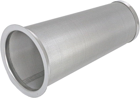 Premium conical Infuser Cold Brew Coffee Maker for 1 QT Wide Mouth Mason Jars. 50 Micron EXTRA Fine Mesh 304 Stainless Steel with Free Silicone Se...