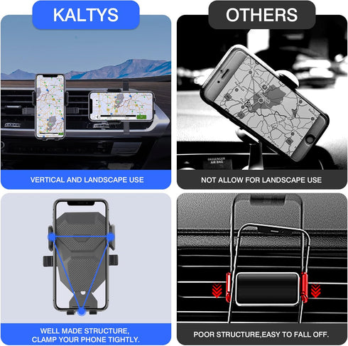 Karltys Car Phone Holder for BMW X3 2018-2021 (NOT for 22-23 X3) /X4 2019-2021 Accessories Cell Phone Holder Air Vent Mount for 4-7 Inch Phones Ha...