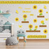 Fulmoon 55 Pcs Sunflower Bulletin Board Set Religious Sunflower Cutouts with Butterflies Fences Bulletin Cardboard with Inspiring Bible Verses for...