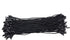 Tupalizy Black Cotton Gift Clothing Price Tag String Hanging Rope Snap Lock Pin Loop Fastener Hook Ties for Luggage Label Attachment,7.5 Inch, 100...